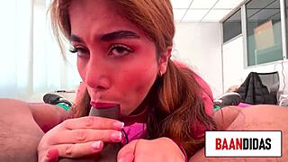 The mexican teen prostitute does yoga, then stimulates her clit in my bed.