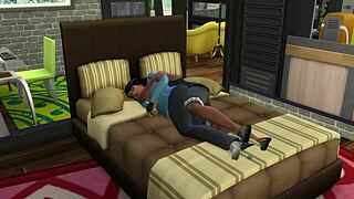 German Guy Cums Inside His Horny Sims4 Fick Freundin