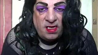 damn, i’m a sissy crossdresser cumming hard on the floor