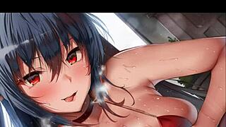 Hentai challenge to hold back from cumming with lolicept