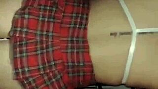 China Cubana Sucks My Cock Rough On Vacation!