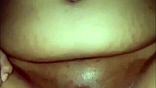 ebony woman enjoys homemade fun