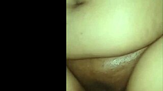 ebony woman enjoys homemade fun