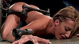 Hottie Begs Master To Cum In Bondage While Spanked