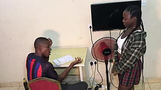 Naughty Student Blows Teacher For Exam Pass!