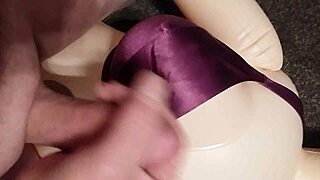 Handjob fun with dolly?