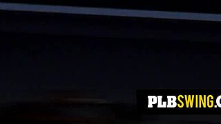 Hey, that brunette loves doggystyle with her swinger husband