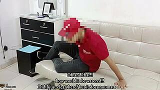 my boss took advantage when we were alone at home for a quick session.