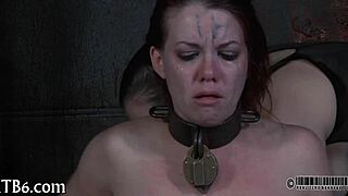 Gal getting a ferocious whipping in the scene