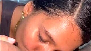 latina deepthroats monster cock in close up