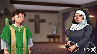 Explosive Mature MILF With Big Tits Gives Husband Intense Pleasure In Summertime Saga!