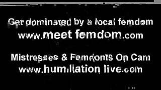 Swallow it all! Make yourself eat your own cum load for cei