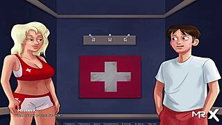 Explosive Mature MILF With Big Tits Gives Husband Intense Pleasure In Summertime Saga!