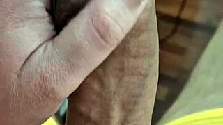 Big dick cums hard in bisexual twink's homemade scene.