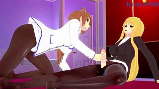 nanoha and fate in wild lesbian futanari hentai