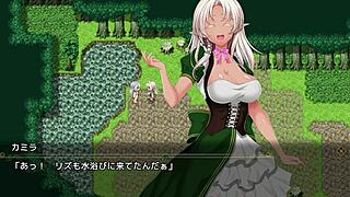 Witch of Eclips Lizu in Steamy Hentai Game Sex Scene