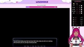 vtuber lewdneko plays harem hotel part 16 in her room