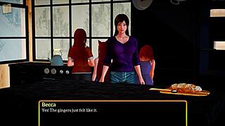 My New Family 419, big tits and ass in erotic anime hentai game!