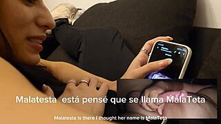 mi novia reaccionando a las vergas de mis amigos en esta divertida reaccion