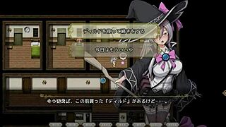 Witch of Eclips Lizu in Steamy Hentai Game Sex Scene