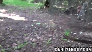 Soldiers Suck and Pound in Outdoor Anal Orgy Blast!
