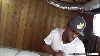 Rome Major and Sydnee Capris in a hardcore scene.