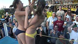 I Can’t Believe Coeds Strip Naked in Daytime Contest!