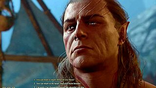 Baldur's Gate 3: Halsin romance leads to naked gay sex scene.