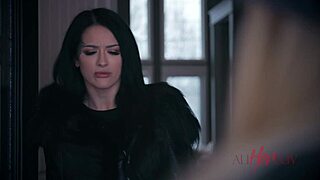 asian goth with piercing gets fingered orally masturbated wet tits in reality sneak peek