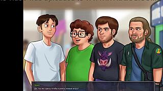 Summertime Saga Part 15 delivers steamy shower scenes with busty babes