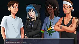 Summertime Saga Part 15 delivers steamy shower scenes with busty babes