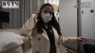 asian babe with big tits subtly touches in the bathroom, building tension slowly 😊