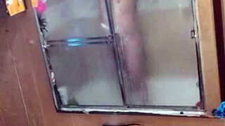 westlloyd family getting steamy in hot sudsy morning shower.