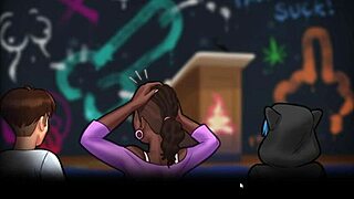 Summertime Saga Part 15 delivers steamy shower scenes with busty babes