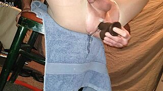 soloboy having multiple anal orgasms with big black cock and dildo 😩 close up homemade action