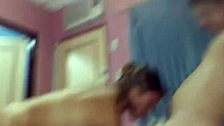 Latina girlfriend bound in bondage, nipples teased in swinger trio sex?