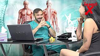 nutritionist fucks patient in ass after seeing her in underwear