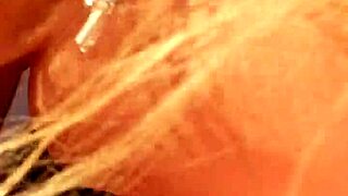 man sucks cock while doing yard work in the garden