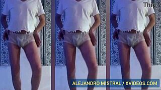 Alejandro Mistral Dances In Underwear Again