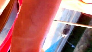 man sucks cock while doing yard work in the garden