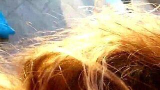 man sucks cock while doing yard work in the garden