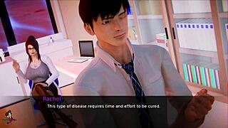 Uncensored Waifu Academy Gameplay with Big-Titted Mommy in Episode 2