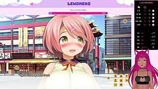 vtuber lewdneko plays love cubed part 8 with moaning and creampie