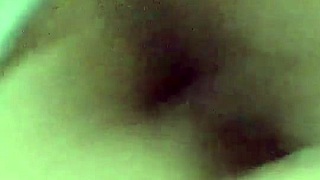 Blonde MILF moans loudly while getting her ass fucked by her partner in amateur couple sex.