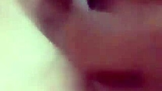 Blonde MILF moans loudly while getting her ass fucked by her partner in amateur couple sex.