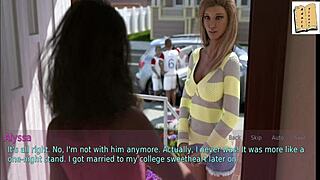 hey, wanna play a game with wife and stepmother's blonde and brunette asses?