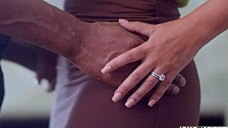 Curvy blonde bridgette can't resist his bbc