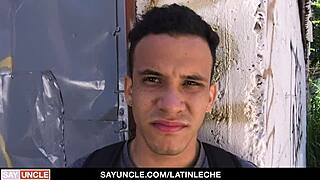 Man, I paid this straight Latino to ride my big uncut dick, no lie!