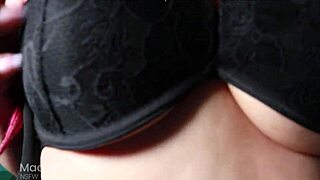 Feel the oiled tits massage with lotion, so sensual