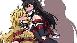 i'm weiss from rwby, dominating with joi, denial, cbt, and feminisation in this hentai